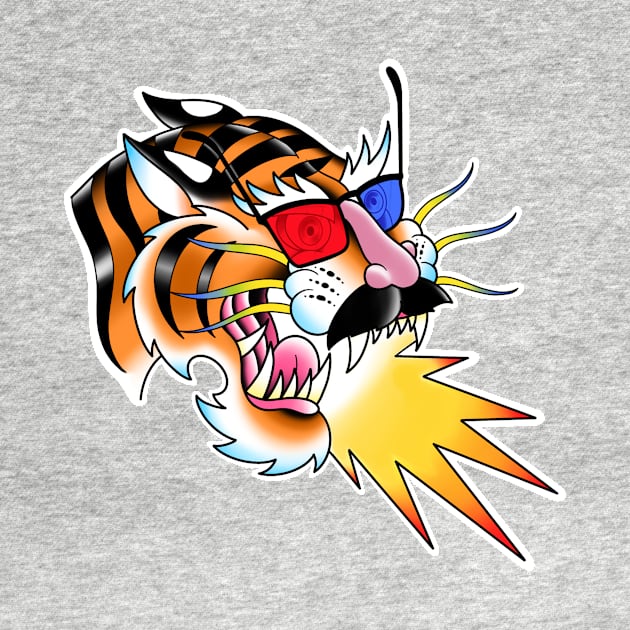 Groucho tiger by AntlersAndUmbrellas